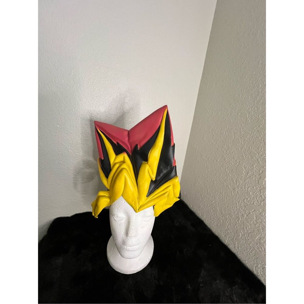 Vtg Kazuki Takahashi Yugioh Rubber Mask Costume Halloween Yu Gi Oh 1996 Cos Play